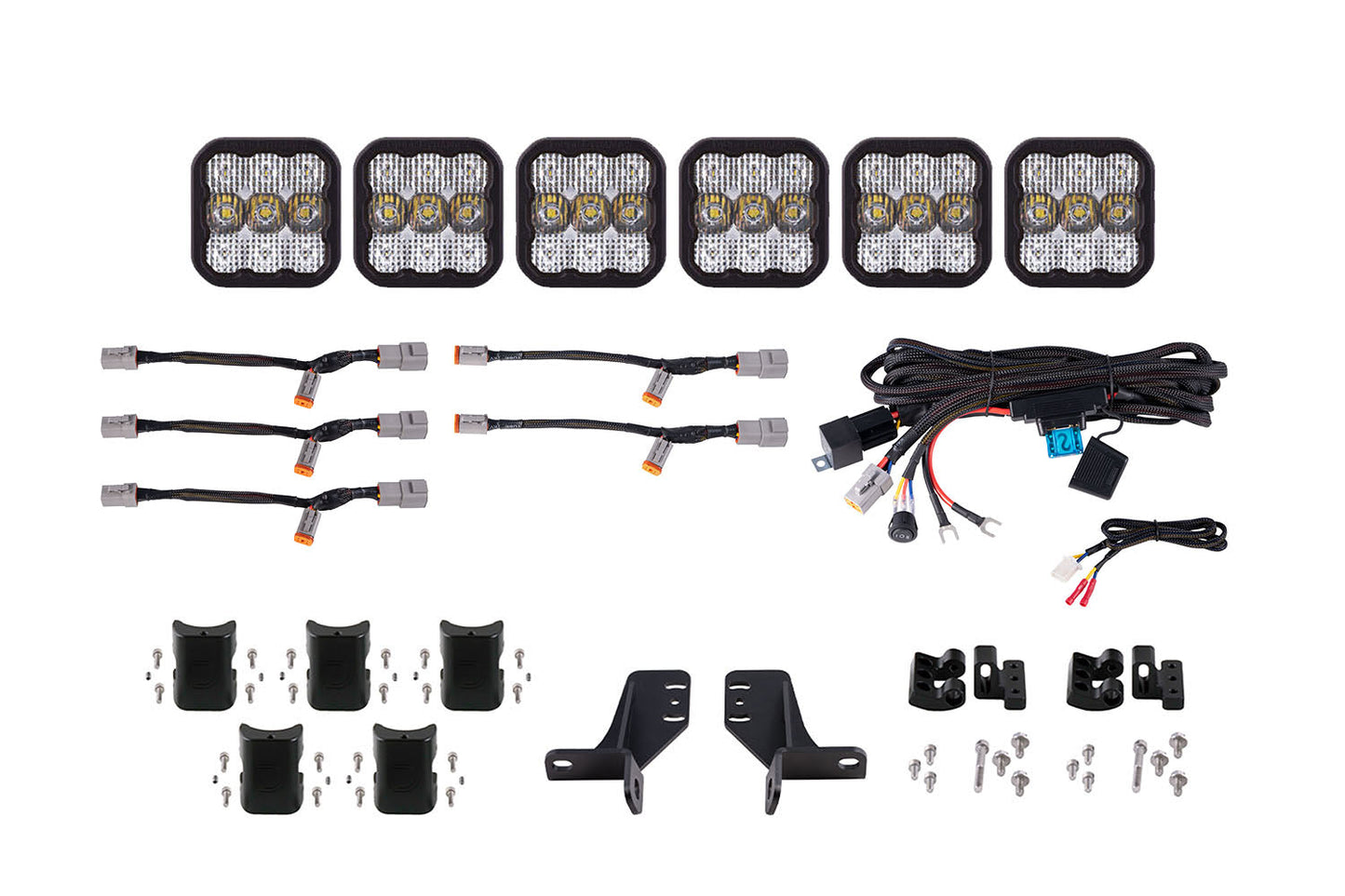 SS5 Grille CrossLink Lightbar Kit for 2021-2025 Ford Bronco (w/ Steel Bumper)