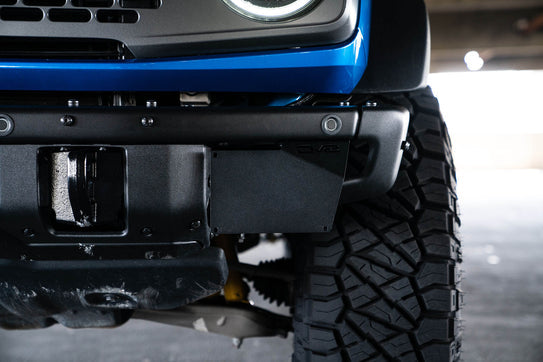 2021-2025 Ford Bronco | Factory Front Bumper License Relocation Bracket | Side