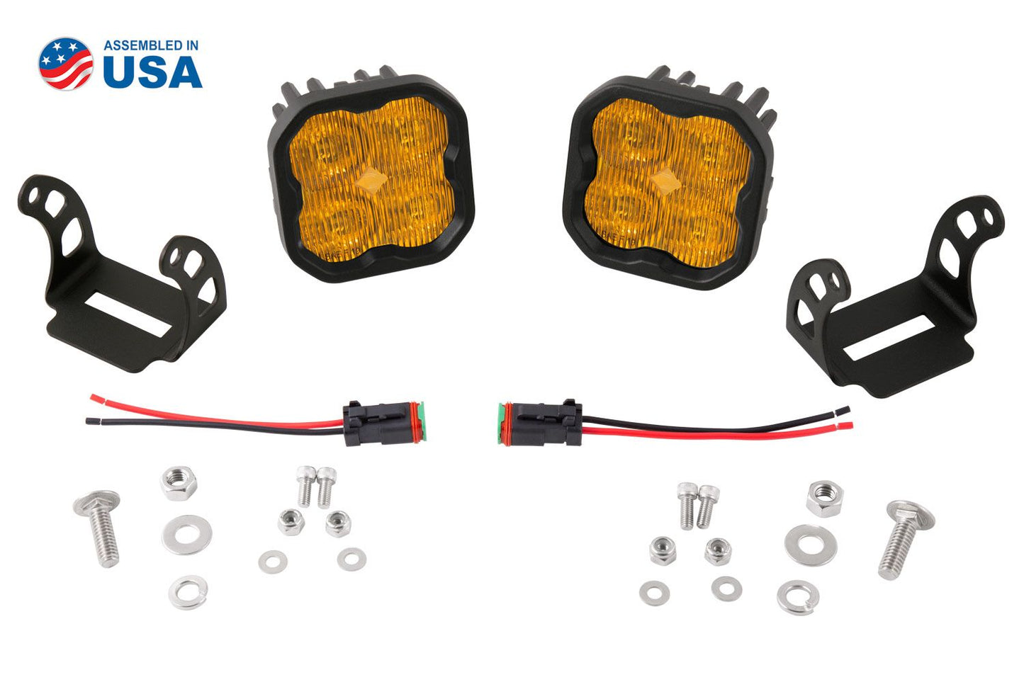 SS3 SAE Yellow Max LED Pod