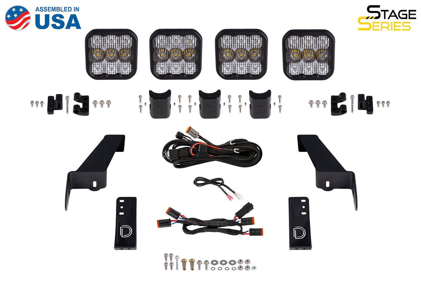 SS5 Grille CrossLink Lightbar Kit for 2018-2025 Jeep JL Wrangler/Gladiator