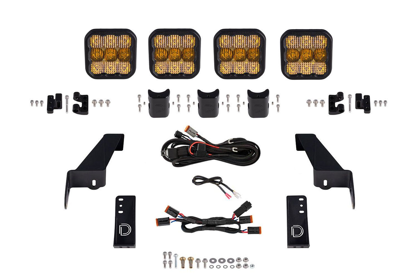 SS5 Grille CrossLink Lightbar Kit for 2018-2025 Jeep JL Wrangler/Gladiator