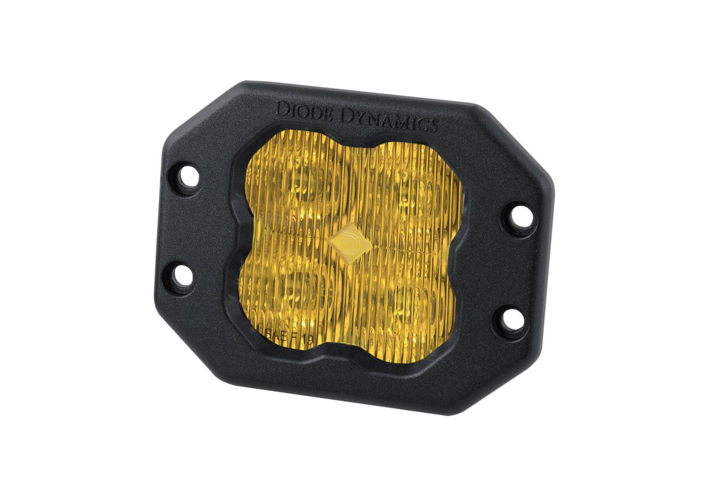 SS3 SAE Yellow Pro Flush Mount LED Pods