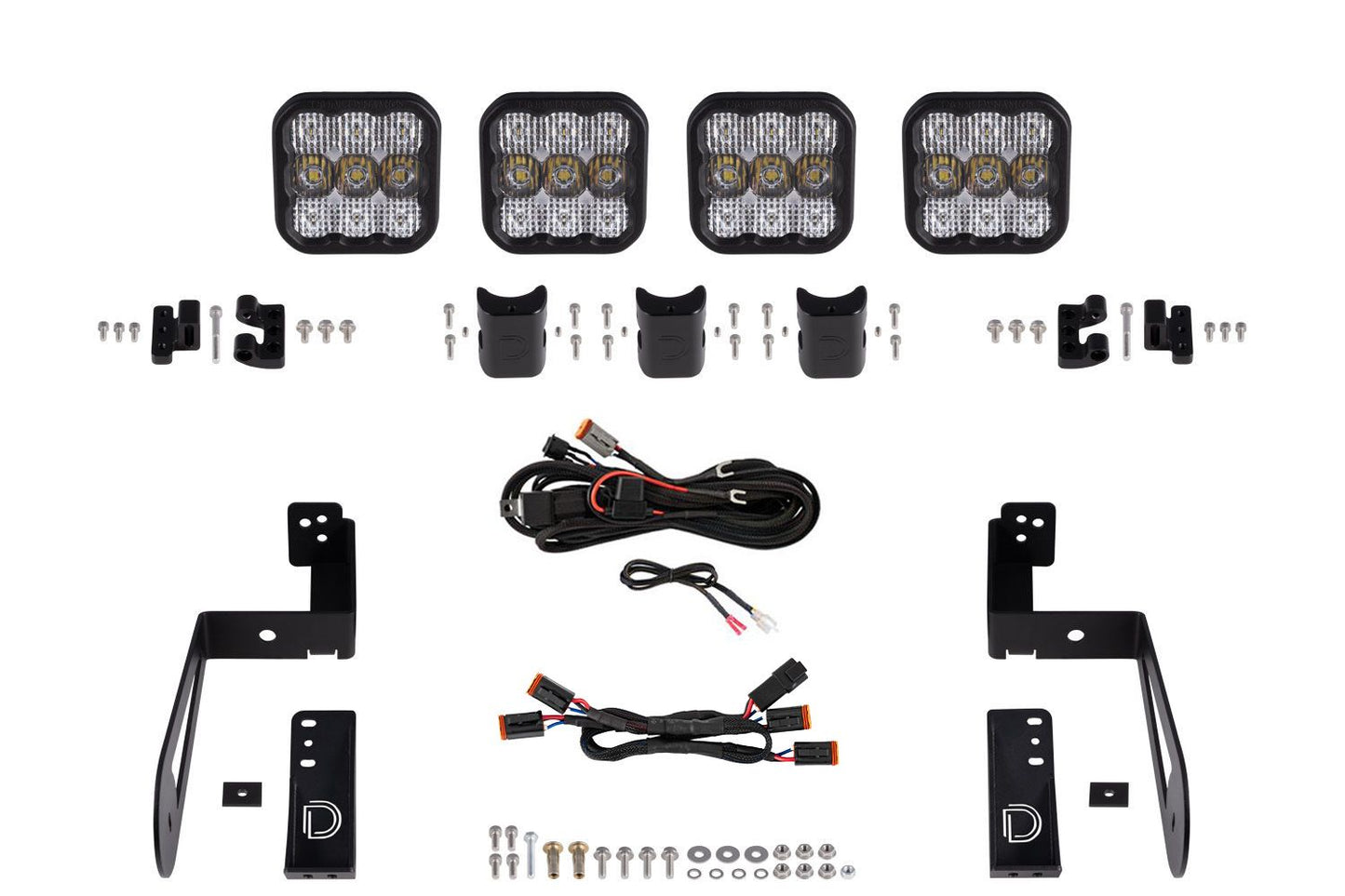 SS5 Grille CrossLink Lightbar Kit for 2007-2018 Jeep JK Wrangler