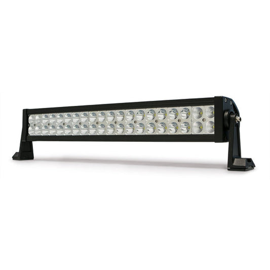 Dual Row LED Light Bar with Chrome Bezel