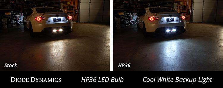 921 HP36 Cool White Backup LED Bulbs