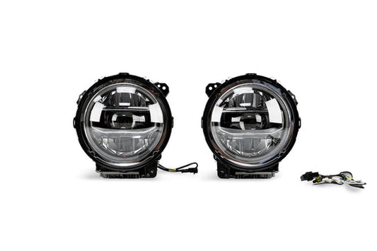 2018-2025 Jeep JL & 2020-2025 JT LED Headlights | Chrome