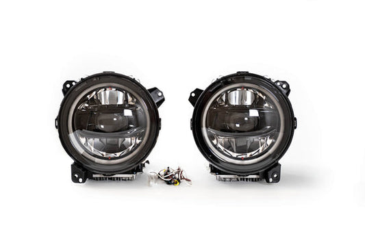 2018-2025 Jeep JL & 2020-2025 Jeep JT LED Headlights | Black