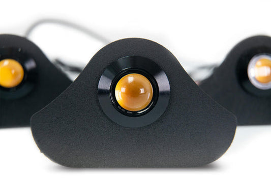 2018-2023 Jeep Wrangler JL Amber Grille Lights