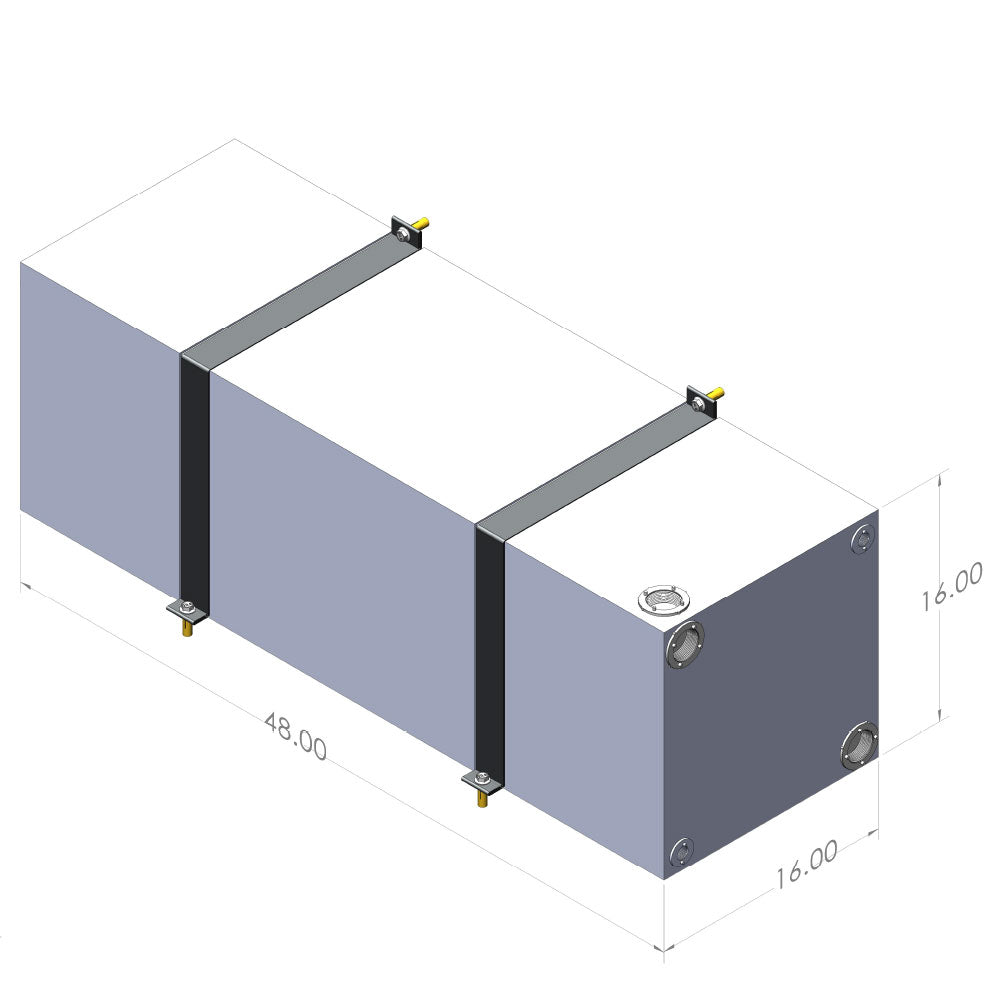 35 Gallon Wheel Well Water Tank (Both Sides)