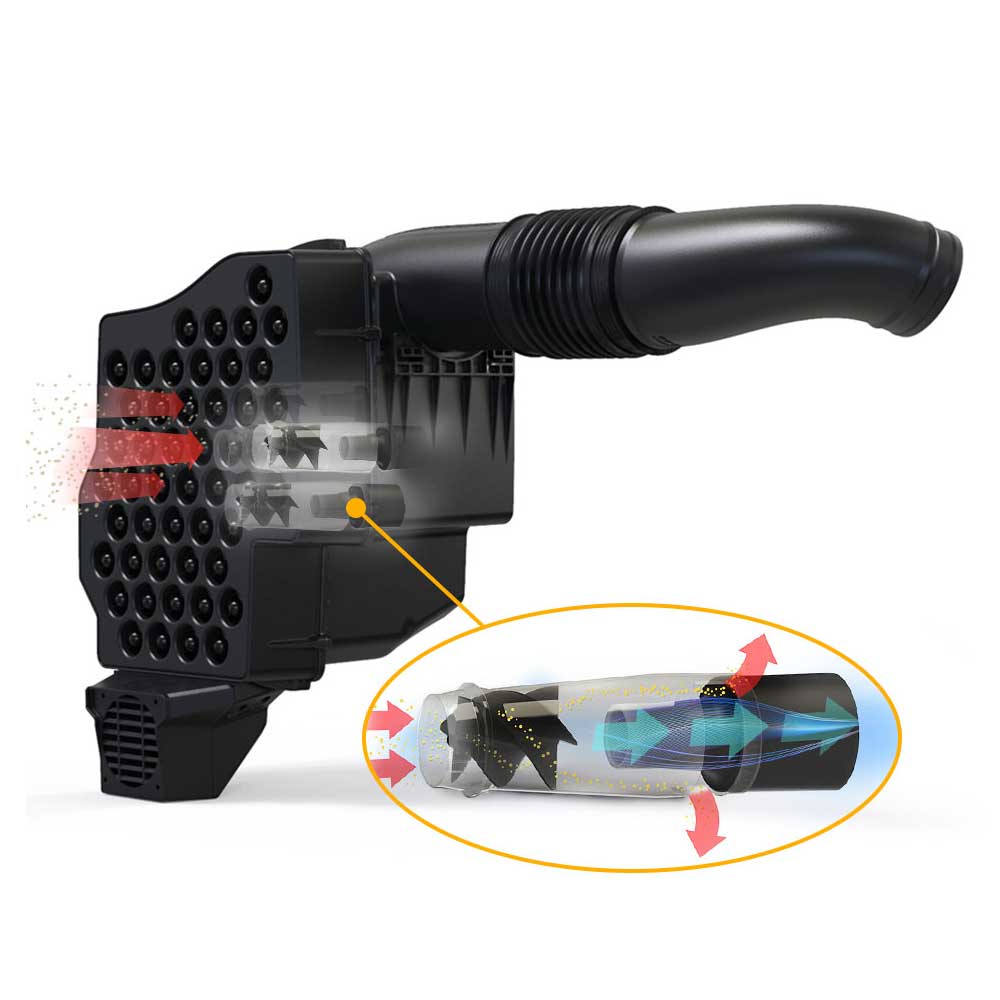 Truck Particle Separator for 2017-2019 Ford Powerstroke 6.7L