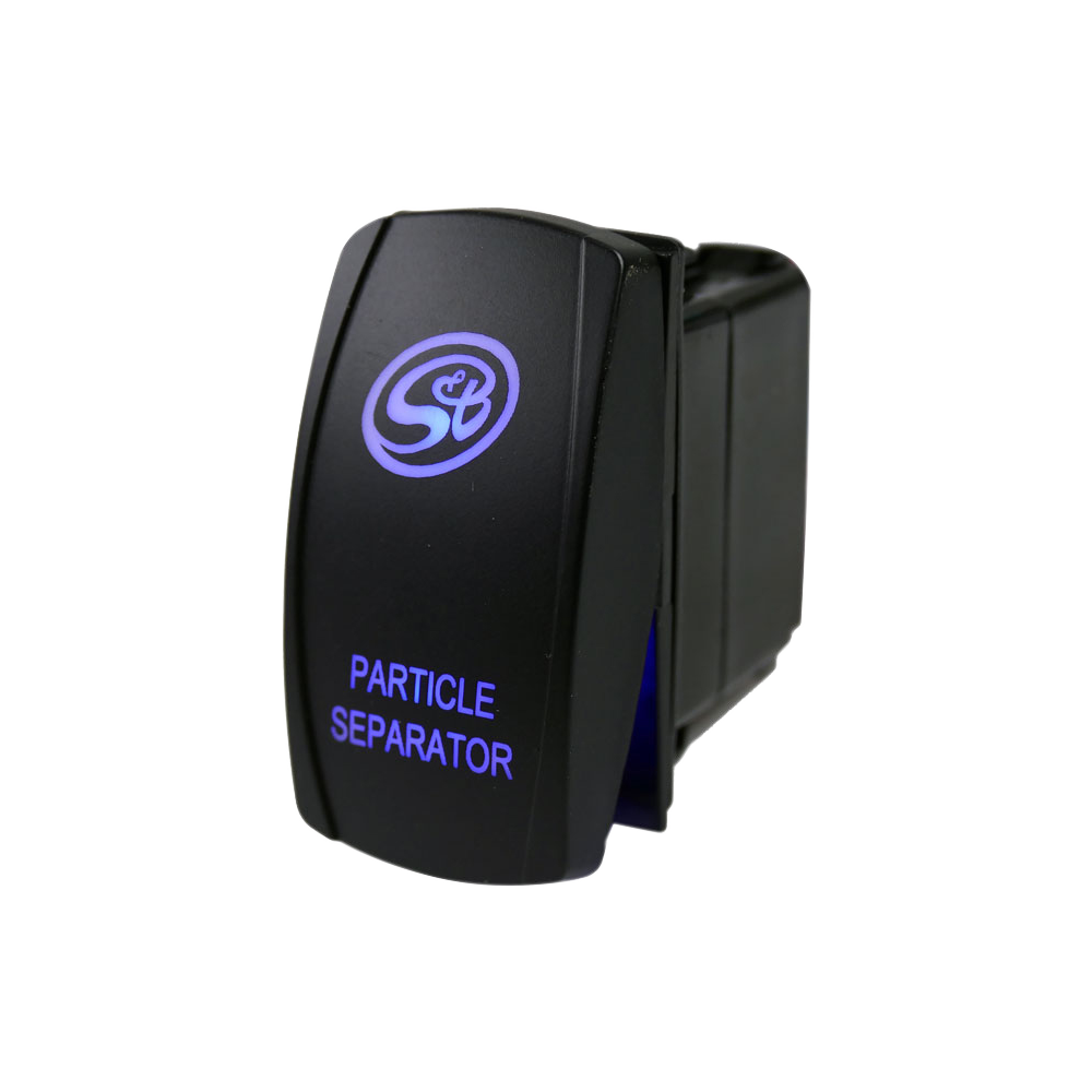 LED Rocker Switch w/ S&B Logo for Particle Separator