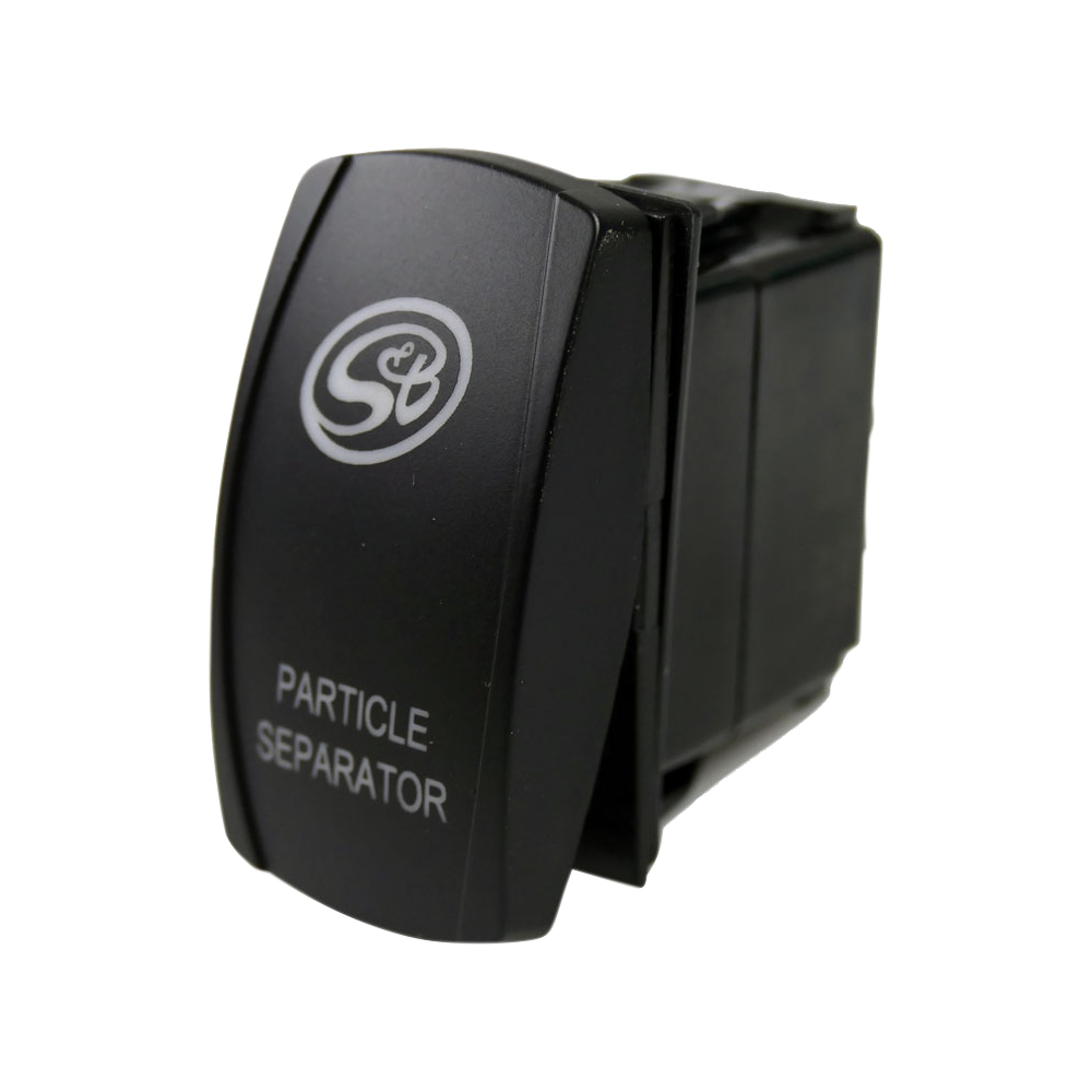 LED Rocker Switch w/ S&B Logo for Particle Separator