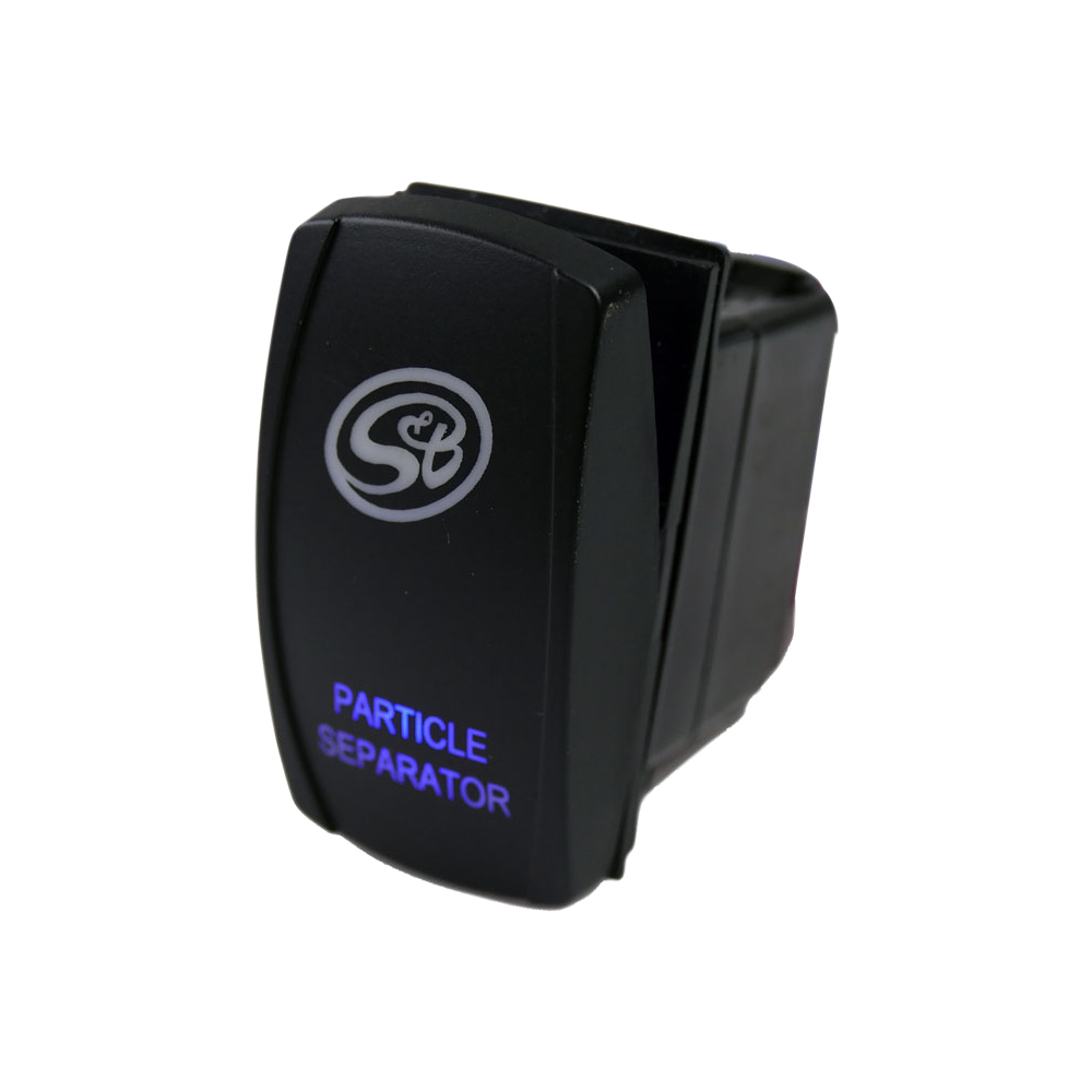 LED Rocker Switch w/ S&B Logo for Particle Separator