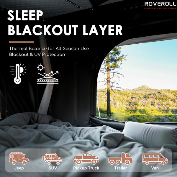 TETON Tri-Clam Hard Shell Roof Top Tent
