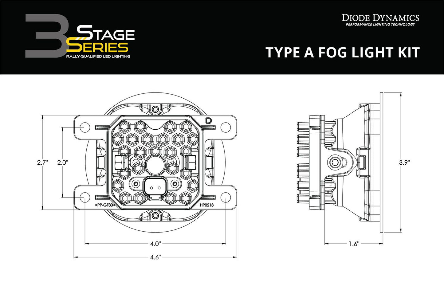 SS3 SAE Type A Fog Light Kit