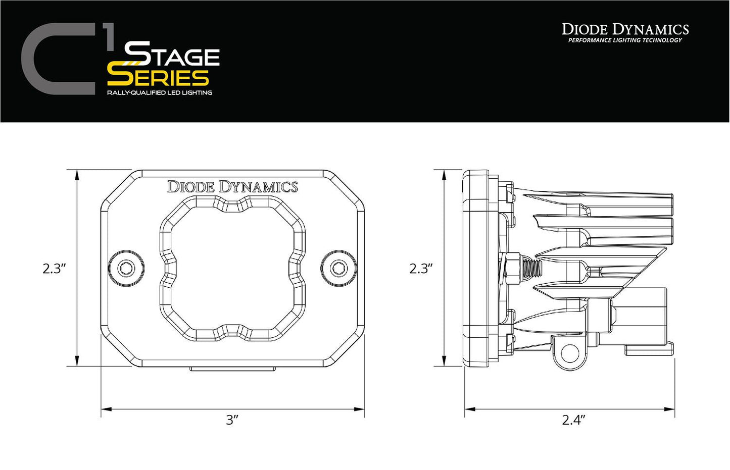 Stage Series Flush Mount Reverse Light Kit
