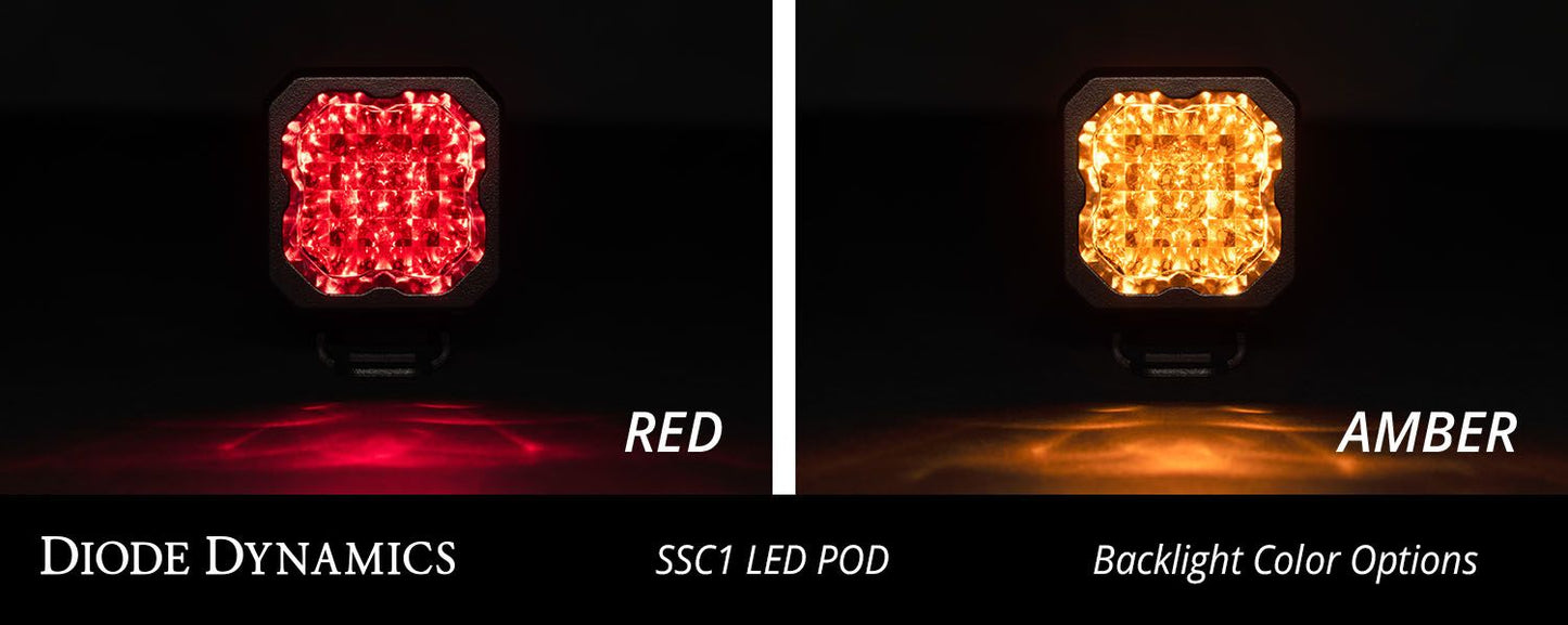 SSC1 White Sport Standard LED Pod