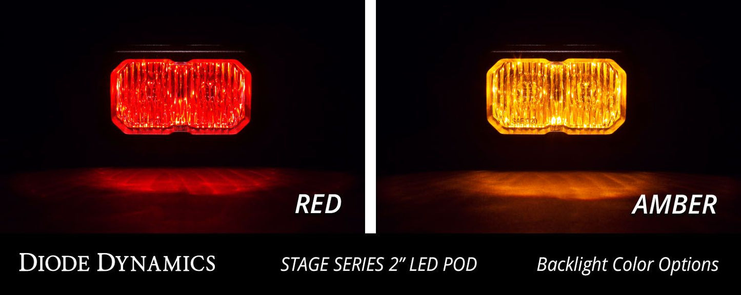 SSC2 SAE White Sport Flush Mount LED 2" Pod