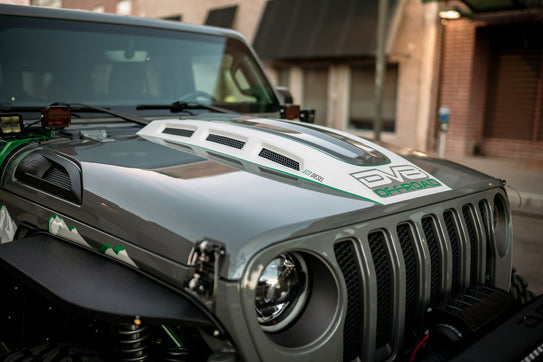 2018-2025 Jeep JL & 2020-2025 Jeep JT Heat Dispersion Hood