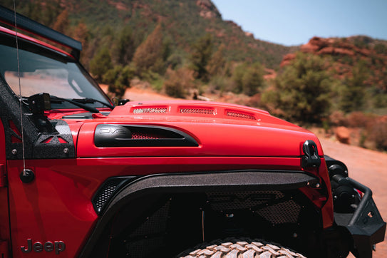 2018-2025 Jeep JL & 2020-2025 Jeep JT Heat Dispersion Hood