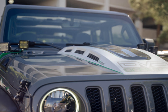 2018-2025 Jeep JL & 2020-2025 Jeep JT Heat Dispersion Hood