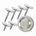 DV8 1997-2006 Jeep TJ Door Surround Knobs | Billet - D-JP-180017-BL-1