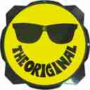 6 in Pro6 Gravity Light cover - 50th Anniversary Smiley Face- Yellow / Black KC Logo-1