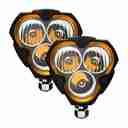 KC HiLITES FLEX ERA 3 - 2-Light System - Ditch Mount - 40W Combo Beam - for 02-09 Toyota 4Runner - 97131-2