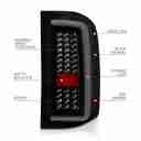 LED TAIL LIGHTS W/ LIGHT BAR BLACK-6