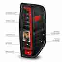 LED TAIL LIGHTS W/ LIGHT BAR BLACK-5