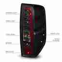LED TAIL LIGHTS W/ LIGHT BAR BLACK-10
