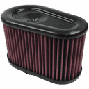 Air Filter (Cotton Cleanable) For Intake Kits: 75-5070-1