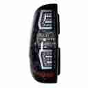 2007-2014 Chevy Suburban 1500 2500 / Tahoe LED Sequential Taillights - Gloss Black / Clear-1