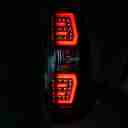 2007-2014 Chevy Suburban 1500 2500 / Tahoe LED Sequential Taillights - Gloss Black / Clear-6
