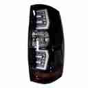 2007-2014 Chevy Suburban 1500 2500 / Tahoe LED Sequential Taillights - Gloss Black / Clear-9