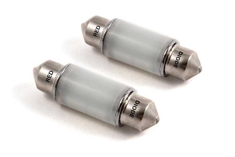 Diode Dynamics - 36mm HP6 LED Red (pair) - DD0308P