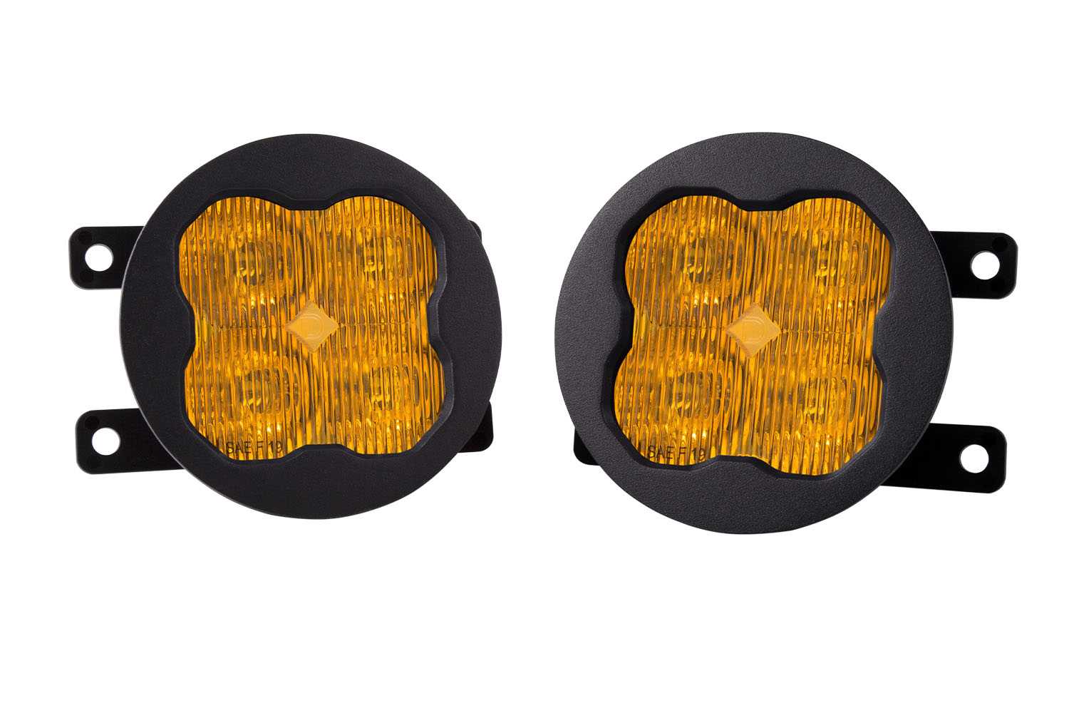 Diode Dynamics - SS3 LED Pod Max Type A Kit Yellow SAE Fog - DD6685