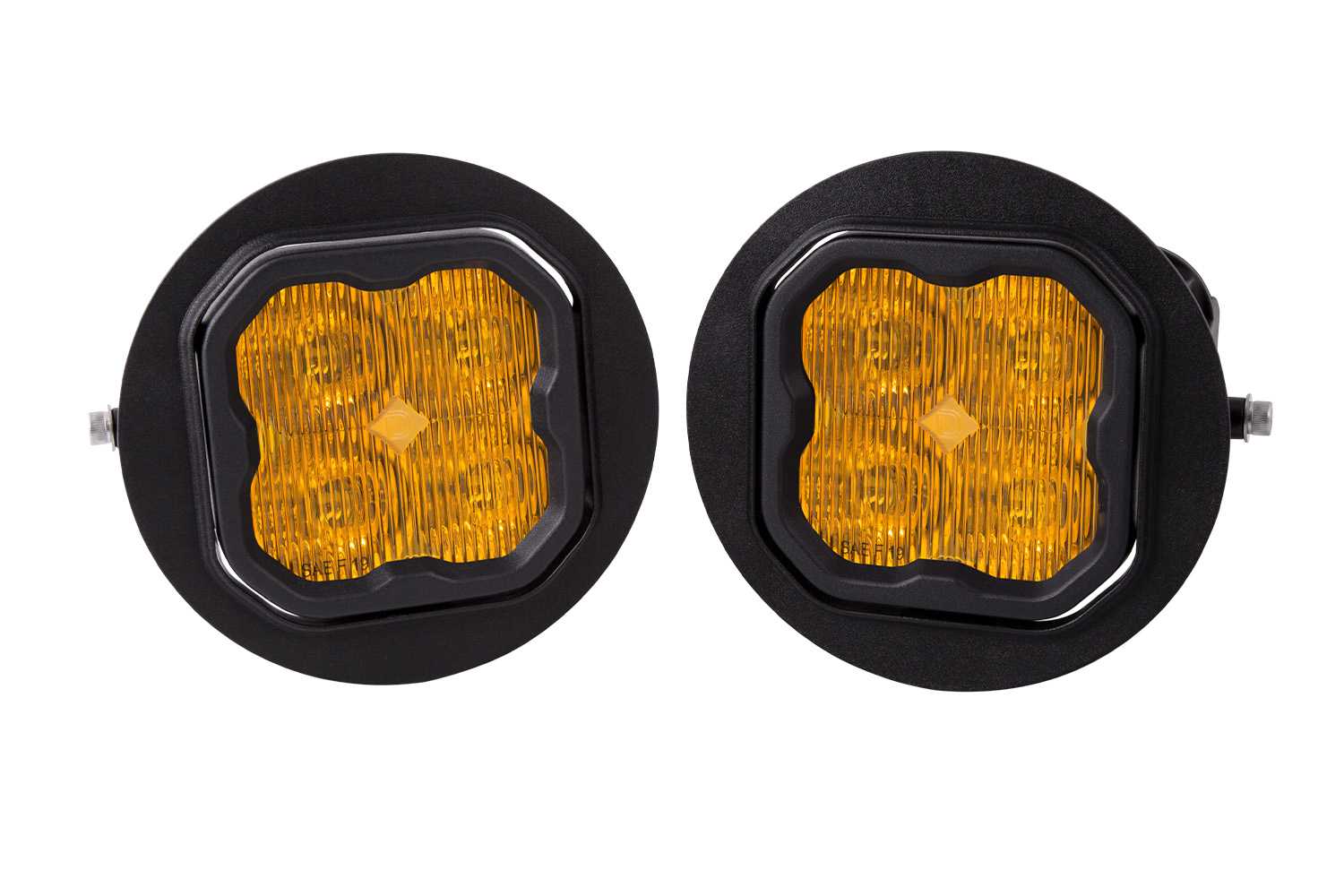 Diode Dynamics - SS3 LED Pod Max Type FT Kit Yellow SAE Fog - DD6693
