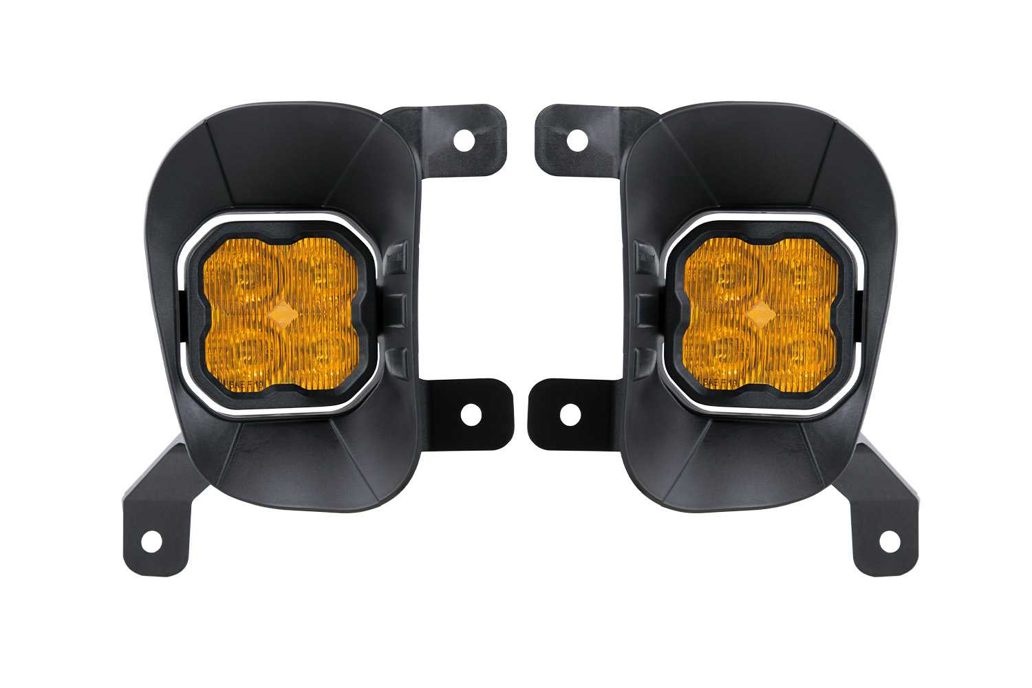 Diode Dynamics - SS3 LED Pod Max Ram Vertical Kit Yellow SAE Fog - DD6713