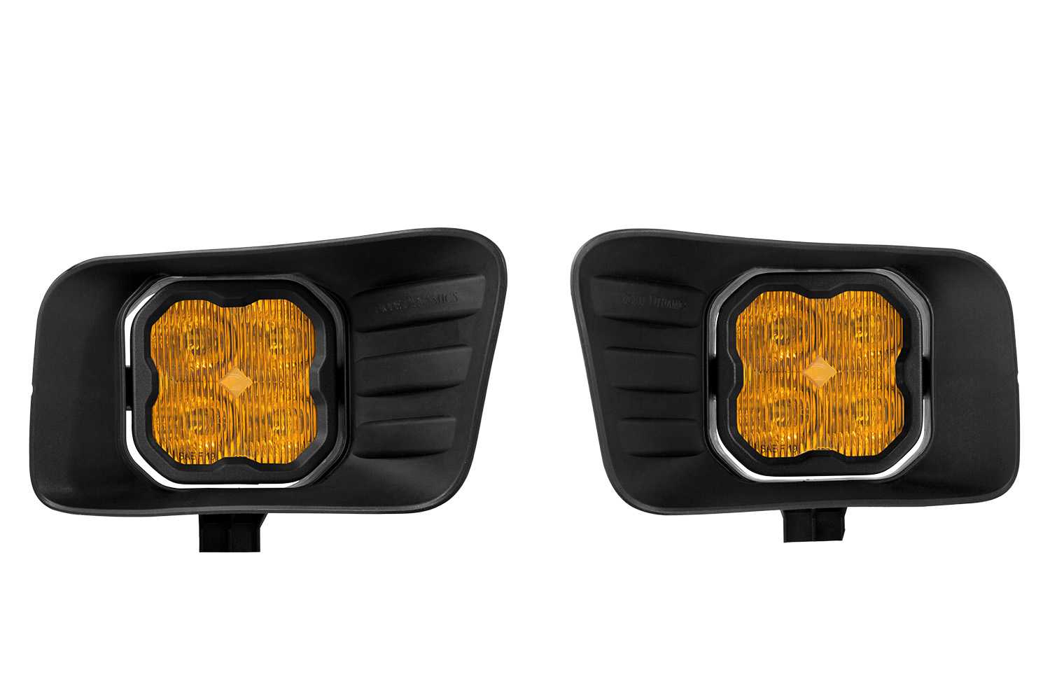 Diode Dynamics - SS3 LED Pod Max Ram Horizontal Kit Yellow SAE Fog - DD6715