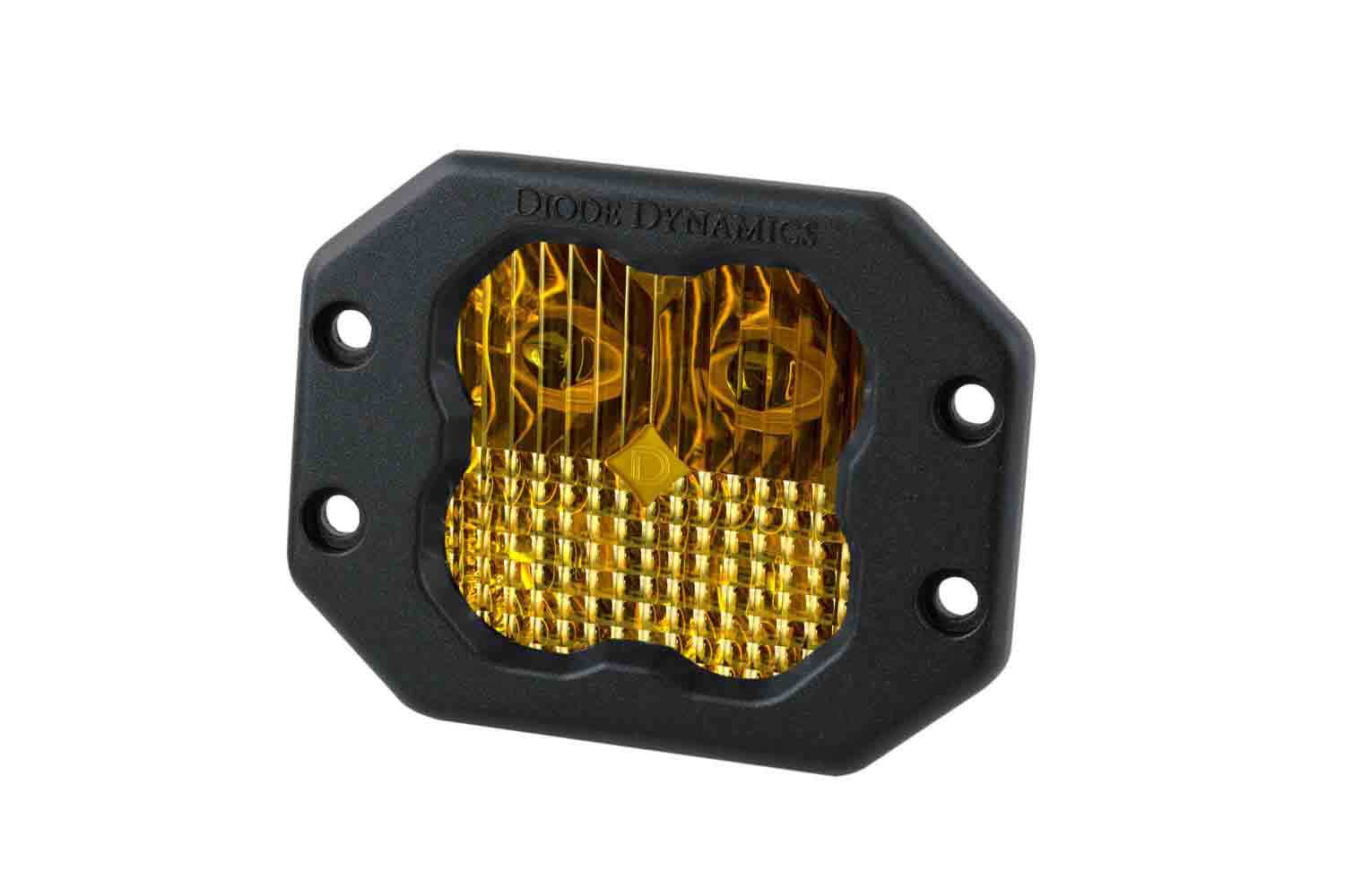 Diode Dynamics - SS3 LED Pod Pro Yellow Combo Flush (single) - DD6721S