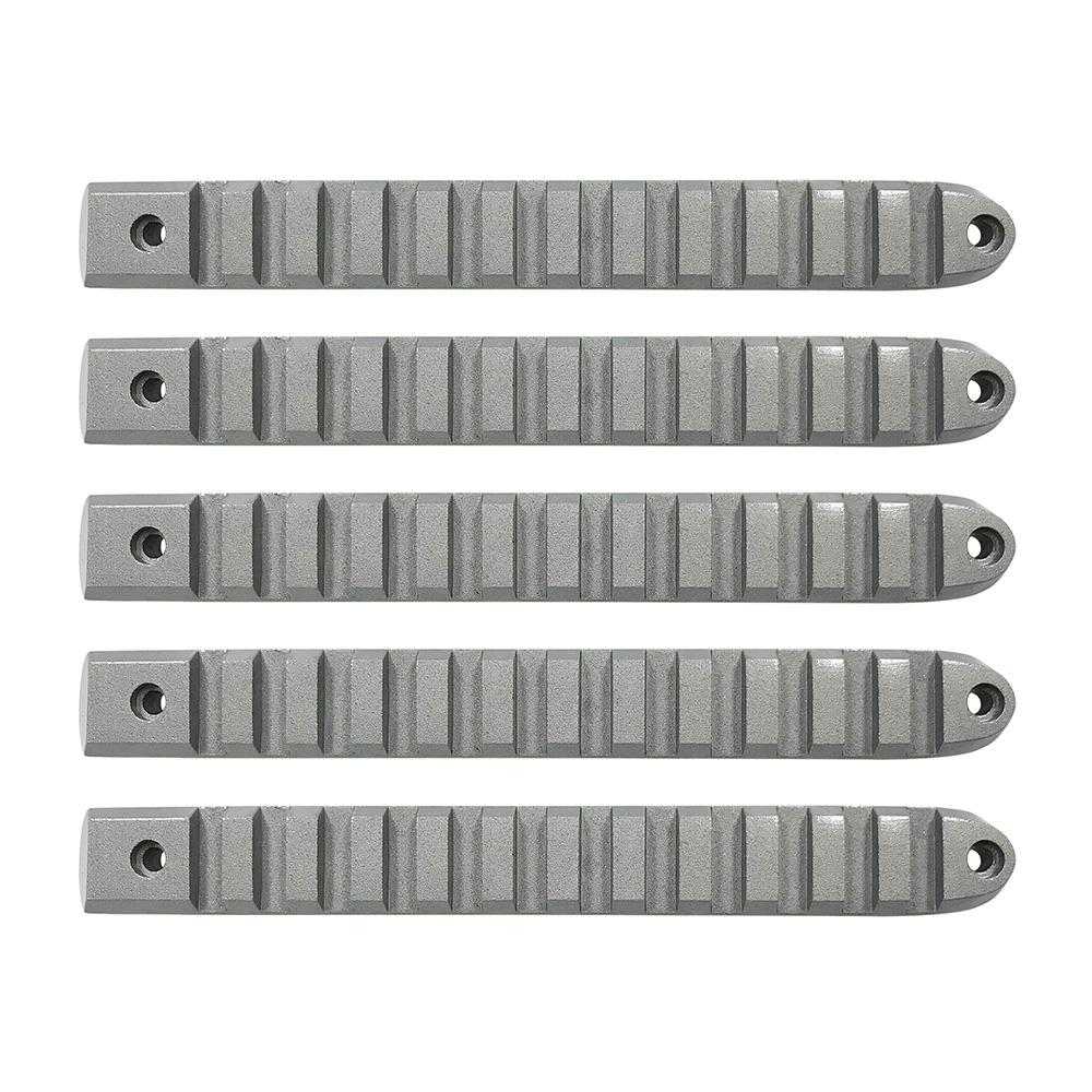 DV8 2007-2018 Jeep JK 4 Door Handle Inserts | 5 pcs | Silver - D-JP-190028-AL-5