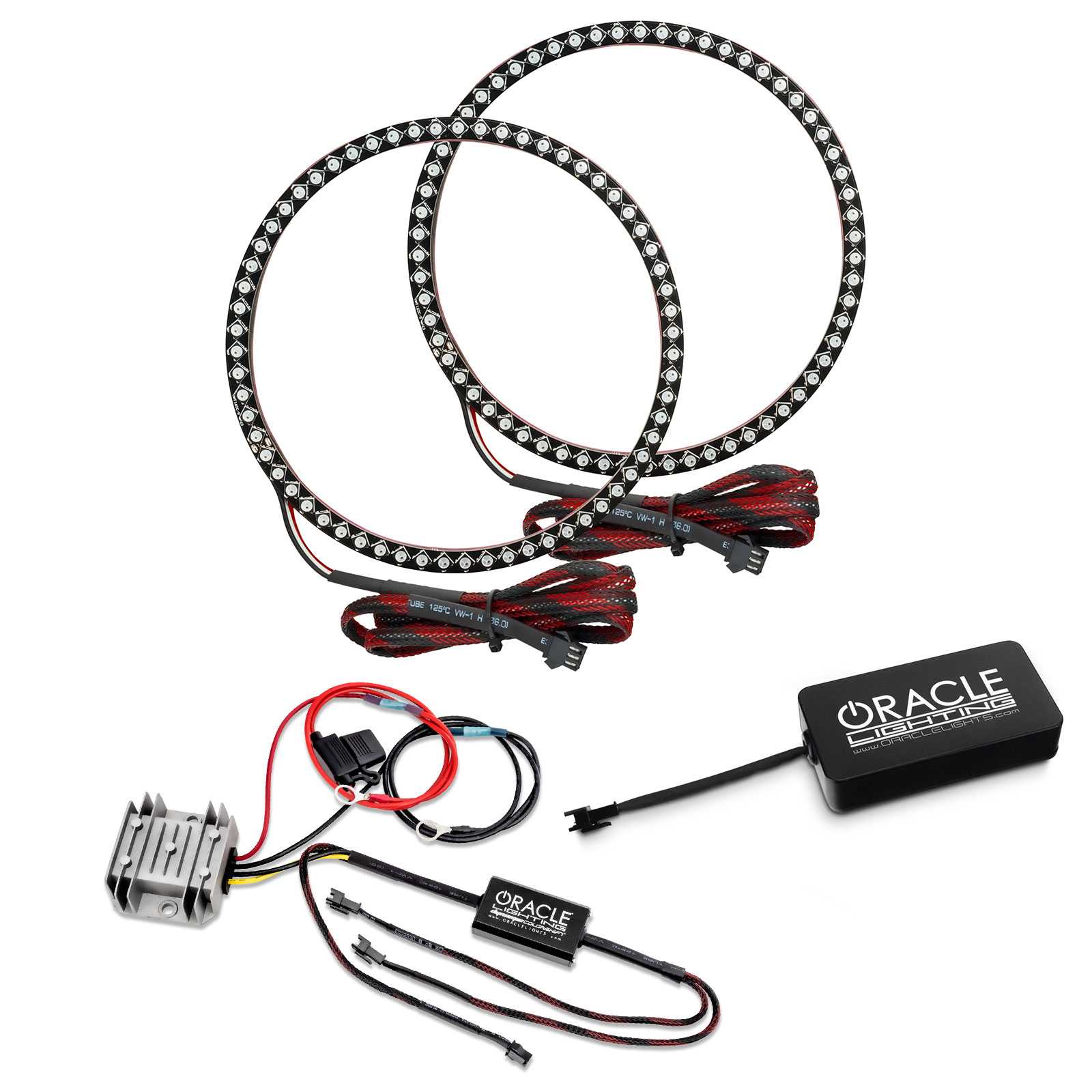 ORACLE Lighting 2005-2010 Hummer H3 Dynamic ColorSHIFT® Headlight Halo Kit - 2316-332