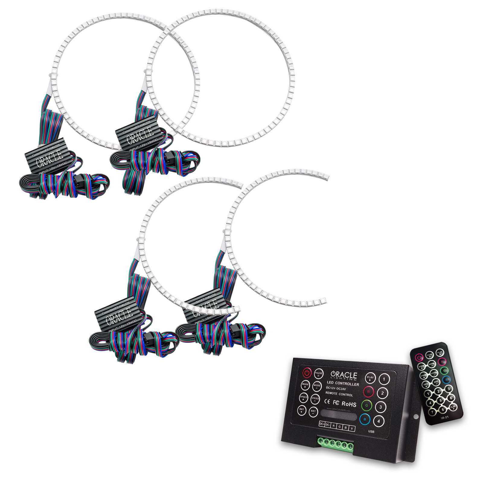 2005-2007 Dodge Dakota LED Headlight Halo Kit