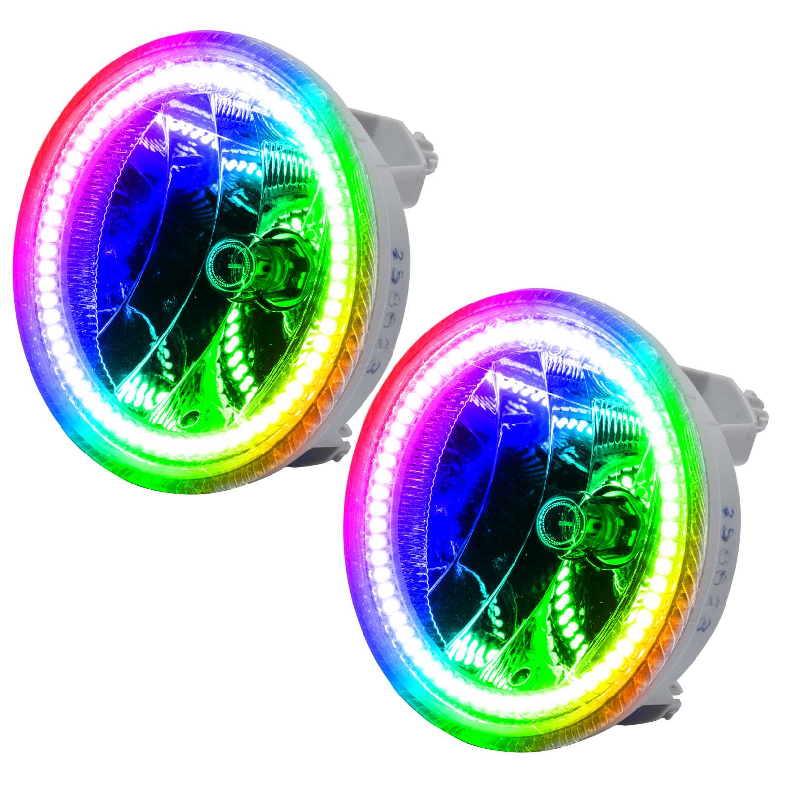 2007-2013 Chevrolet Avalanche Pre-Assembled LED Halo Fog Lights - (Non-Z71)