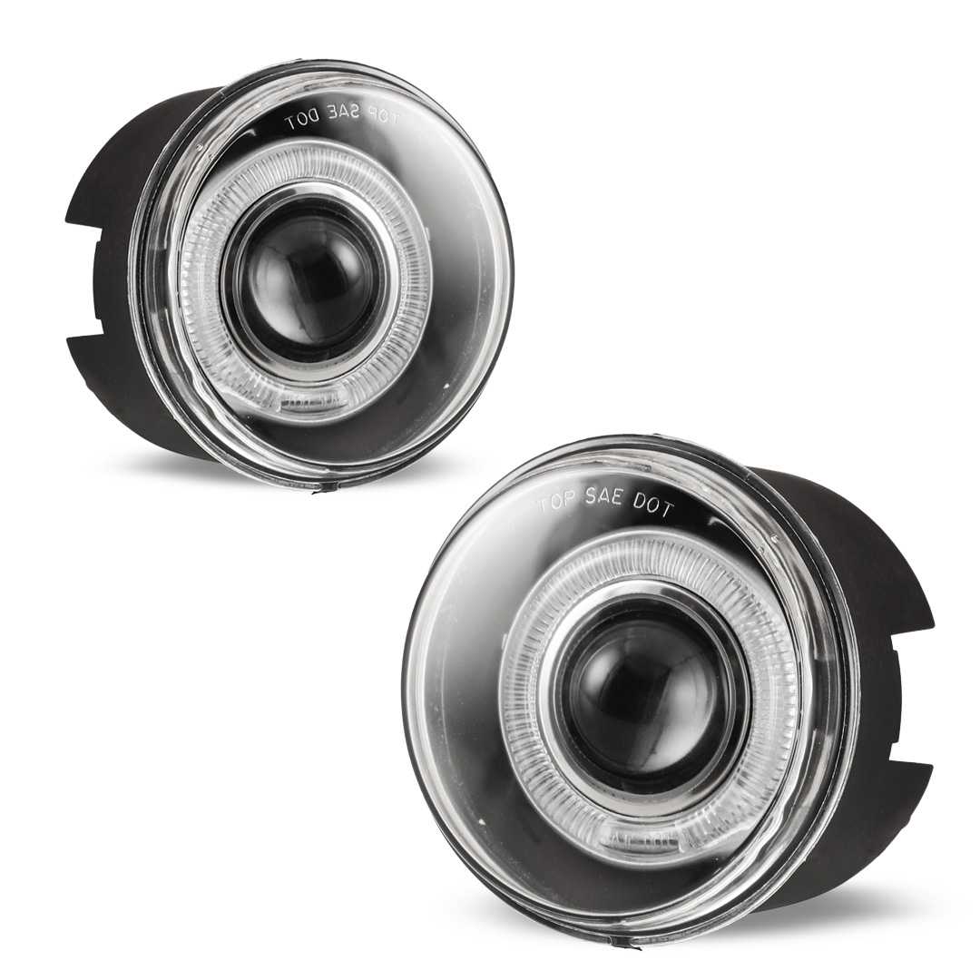 Winjet Halo Projector Fog Lights-Clear - CFWJ-0094-C