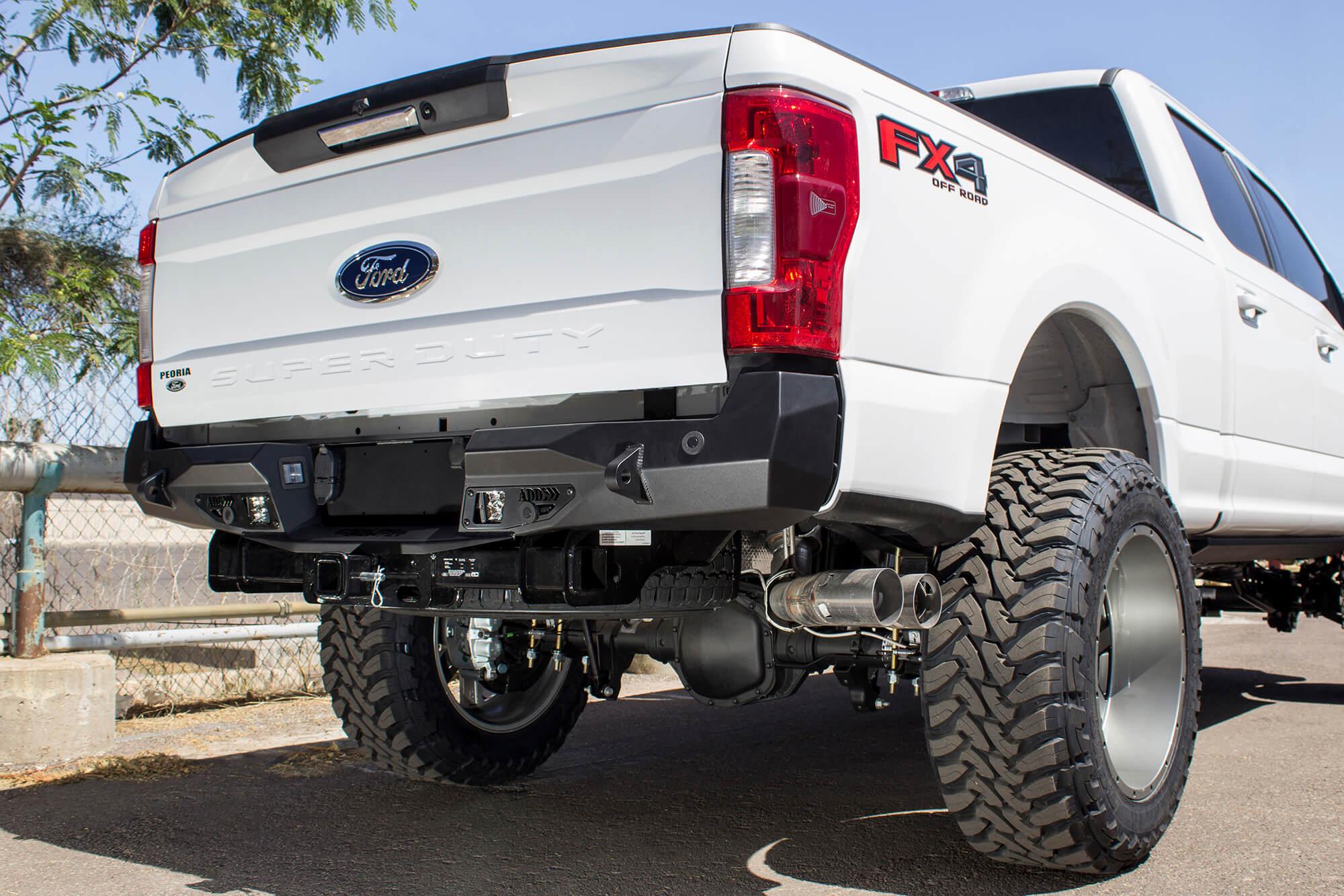 Addictive Desert Designs 2017 - 2019 Ford Super Duty Stealth Fighter Rear Bumper - R161231280103