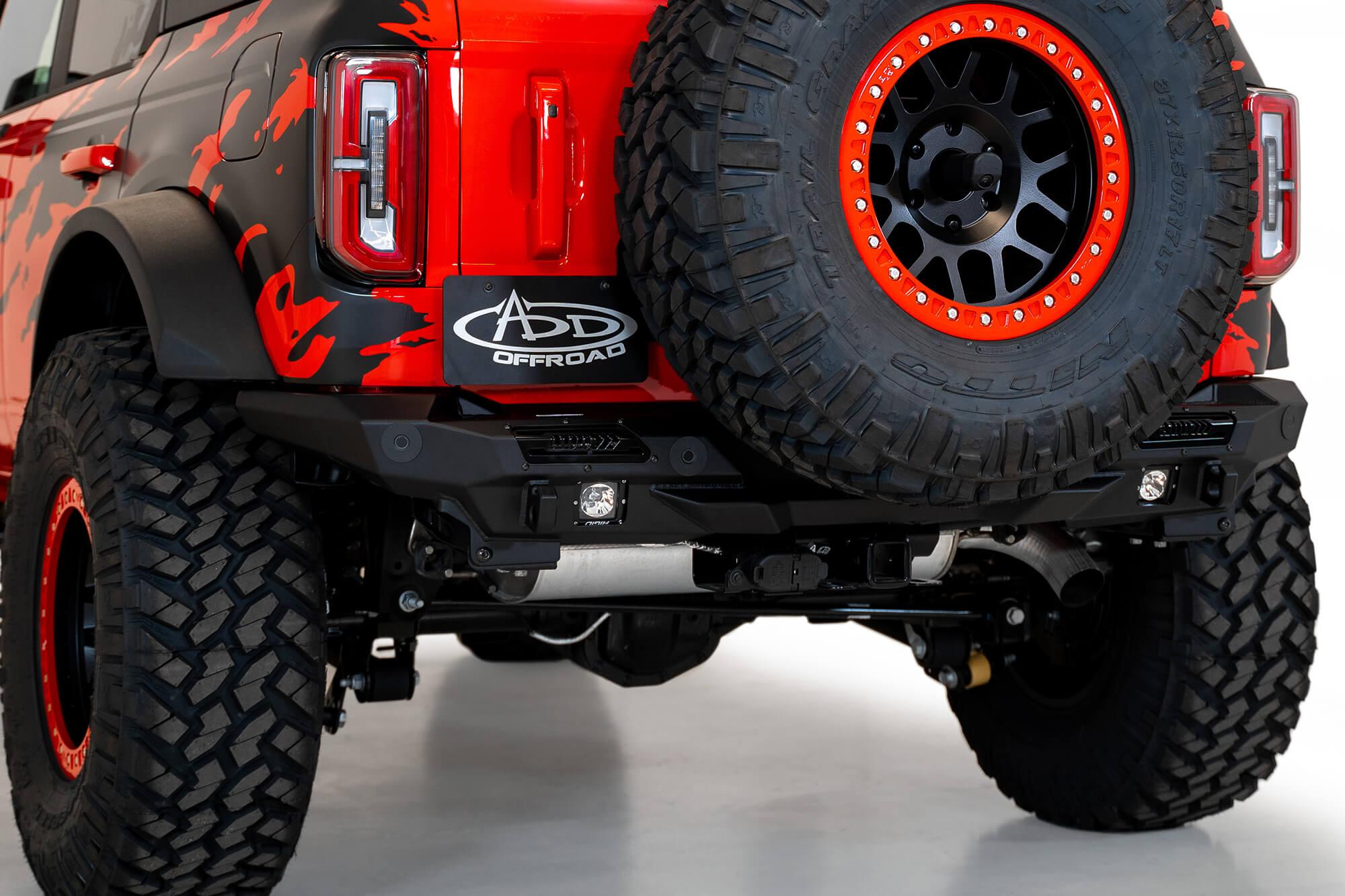 Addictive Desert Designs 2021 - 2023 Ford Bronco Stealth Fighter Rear Bumper - R230081370103