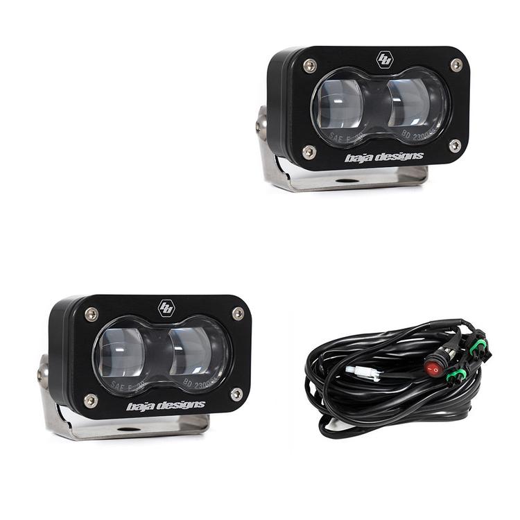 Baja Designs S2 SAE, Pair LED Spot, Clear Baja Designs - 237801