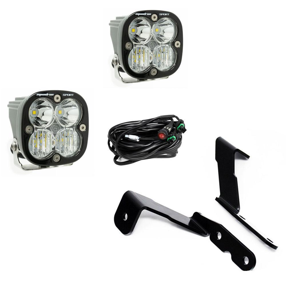Baja Designs GM Silverado/Sierra (07-13) A-Pillar Kit Squadron Sport Lights Baja Designs - 447575